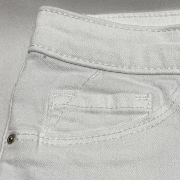 Mossimo Crop Jegging Women's 6/28R White Ultra Stretch High Rise Denim Jeggings - Picture 8 of 11